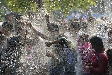 Image showing ASIA MYANMAR MANDALAY THINGYAN WATER FESTIVAL