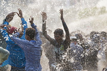 Image showing ASIA MYANMAR MANDALAY THINGYAN WATER FESTIVAL