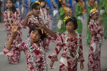 Image showing ASIA MYANMAR MANDALAY THINGYAN WATER FESTIVAL