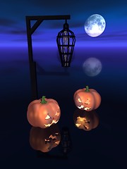 Image showing halloween pumpkins