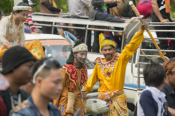 Image showing ASIA MYANMAR MANDALAY THINGYAN WATER FESTIVAL