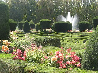 Image showing french garden of Le Nôtre in Castres