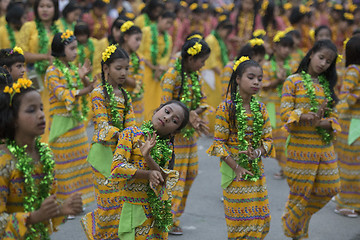 Image showing ASIA MYANMAR MANDALAY THINGYAN WATER FESTIVAL