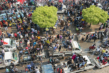 Image showing ASIA MYANMAR MANDALAY THINGYAN WATER FESTIVAL