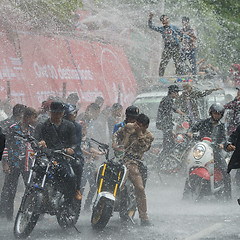 Image showing ASIA MYANMAR MANDALAY THINGYAN WATER FESTIVAL