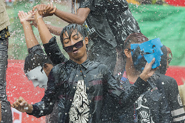 Image showing ASIA MYANMAR MANDALAY THINGYAN WATER FESTIVAL