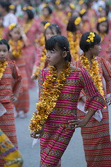 Image showing ASIA MYANMAR MANDALAY THINGYAN WATER FESTIVAL