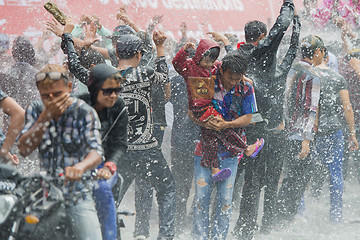 Image showing ASIA MYANMAR MANDALAY THINGYAN WATER FESTIVAL