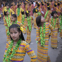 Image showing ASIA MYANMAR MANDALAY THINGYAN WATER FESTIVAL