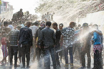 Image showing ASIA MYANMAR MANDALAY THINGYAN WATER FESTIVAL