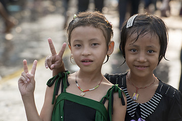 Image showing ASIA MYANMAR MANDALAY THINGYAN WATER FESTIVAL