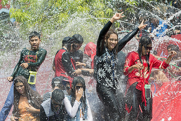 Image showing ASIA MYANMAR MANDALAY THINGYAN WATER FESTIVAL