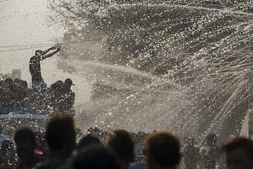 Image showing ASIA MYANMAR MANDALAY THINGYAN WATER FESTIVAL