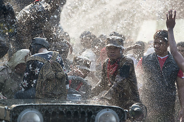 Image showing ASIA MYANMAR MANDALAY THINGYAN WATER FESTIVAL