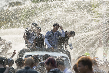 Image showing ASIA MYANMAR MANDALAY THINGYAN WATER FESTIVAL