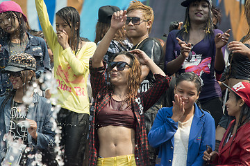 Image showing ASIA MYANMAR MANDALAY THINGYAN WATER FESTIVAL