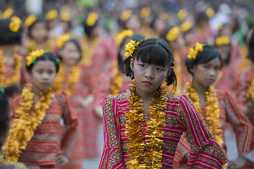 Image showing ASIA MYANMAR MANDALAY THINGYAN WATER FESTIVAL