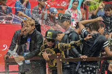 Image showing ASIA MYANMAR MANDALAY THINGYAN WATER FESTIVAL