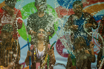 Image showing ASIA MYANMAR MANDALAY THINGYAN WATER FESTIVAL