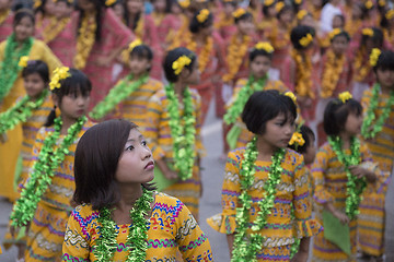 Image showing ASIA MYANMAR MANDALAY THINGYAN WATER FESTIVAL