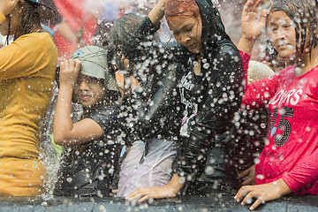 Image showing ASIA MYANMAR MANDALAY THINGYAN WATER FESTIVAL