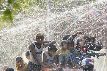 Image showing ASIA MYANMAR MANDALAY THINGYAN WATER FESTIVAL