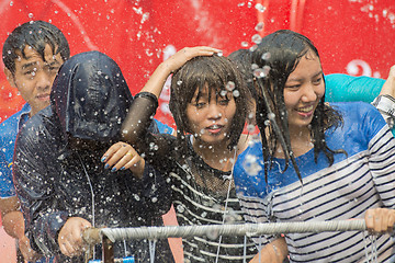 Image showing ASIA MYANMAR MANDALAY THINGYAN WATER FESTIVAL