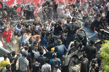 Image showing ASIA MYANMAR MANDALAY THINGYAN WATER FESTIVAL