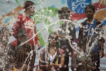 Image showing ASIA MYANMAR MANDALAY THINGYAN WATER FESTIVAL