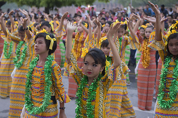 Image showing ASIA MYANMAR MANDALAY THINGYAN WATER FESTIVAL