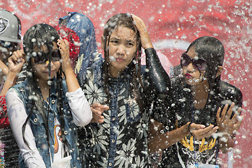 Image showing ASIA MYANMAR MANDALAY THINGYAN WATER FESTIVAL