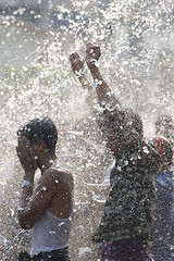 Image showing ASIA MYANMAR MANDALAY THINGYAN WATER FESTIVAL