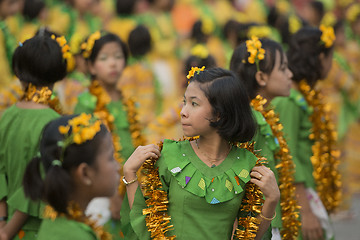 Image showing ASIA MYANMAR MANDALAY THINGYAN WATER FESTIVAL