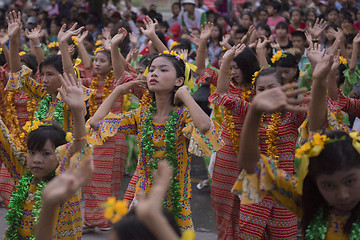 Image showing ASIA MYANMAR MANDALAY THINGYAN WATER FESTIVAL