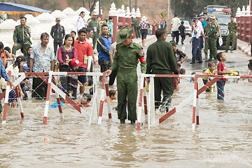 Image showing ASIA MYANMAR MANDALAY THINGYAN WATER FESTIVAL