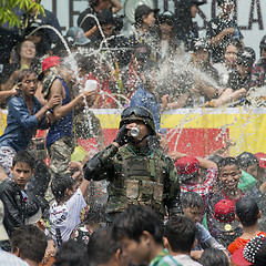 Image showing ASIA MYANMAR MANDALAY THINGYAN WATER FESTIVAL