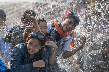 Image showing ASIA MYANMAR MANDALAY THINGYAN WATER FESTIVAL