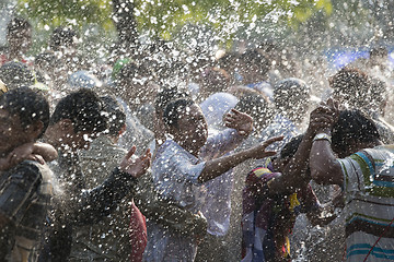 Image showing ASIA MYANMAR MANDALAY THINGYAN WATER FESTIVAL