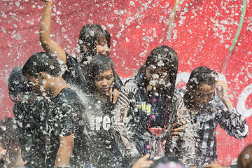 Image showing ASIA MYANMAR MANDALAY THINGYAN WATER FESTIVAL