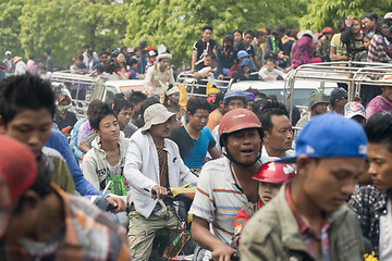 Image showing ASIA MYANMAR MANDALAY THINGYAN WATER FESTIVAL