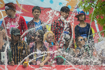 Image showing ASIA MYANMAR MANDALAY THINGYAN WATER FESTIVAL