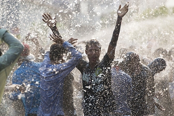 Image showing ASIA MYANMAR MANDALAY THINGYAN WATER FESTIVAL