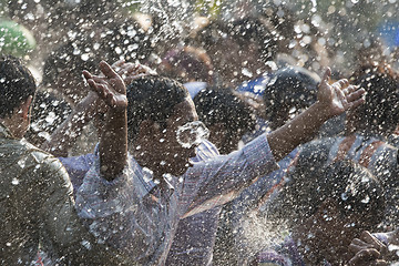 Image showing ASIA MYANMAR MANDALAY THINGYAN WATER FESTIVAL