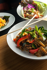 Image showing Drunken Noodle Pad Kee Mao