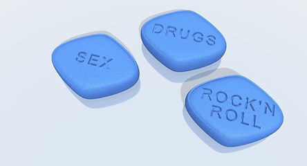 Image showing sex, drugs and rock and roll