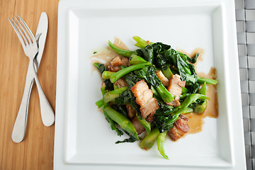 Image showing Thai style pork dish 