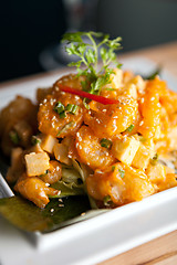 Image showing Crispy Thai Shrimp Dish