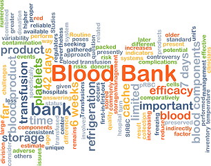 Image showing Blood bank background concept