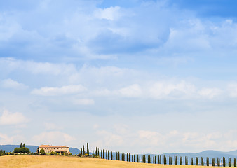 Image showing Countryside in Tuscany