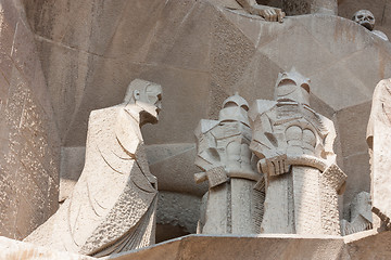 Image showing Sagrada Familia detail